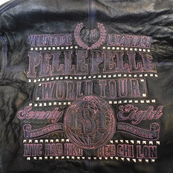 PellePelle Leather Jacket 16 CL3680 0920 - Picture 6 of 16